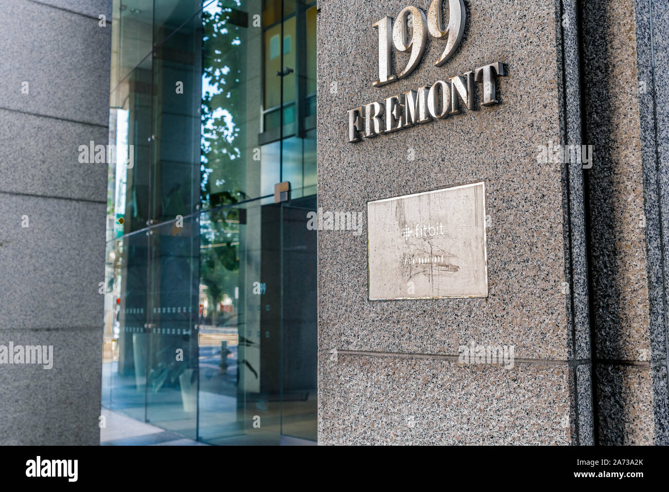 Oct 26, 2019 San Francisco / CA / USA - Fitbit headquarters in SOMA  District; Fitbit, Inc. is an American company that produces  wireless-enabled weara Stock Photo - Alamy