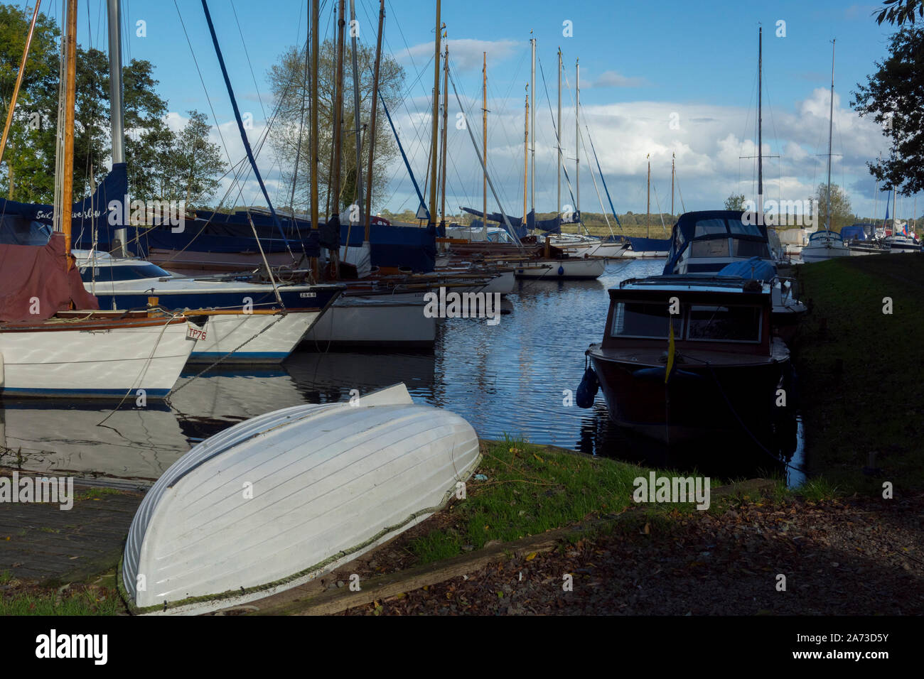 Upton Boat Dyke Stock Photo Alamy