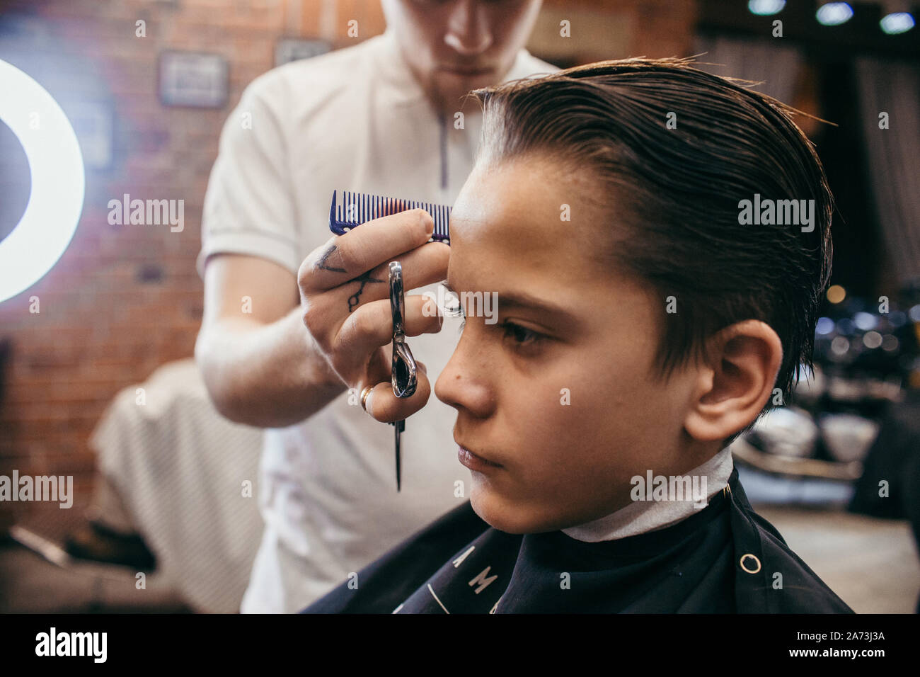 Undercut Haircut Stock Photos Undercut Haircut Stock Images