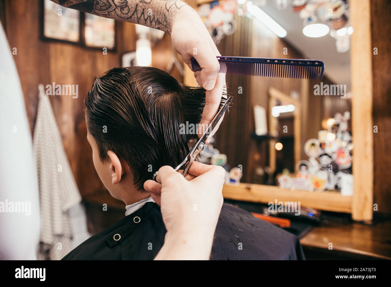 The Little Barber Shop Stock Photos The Little Barber Shop Stock