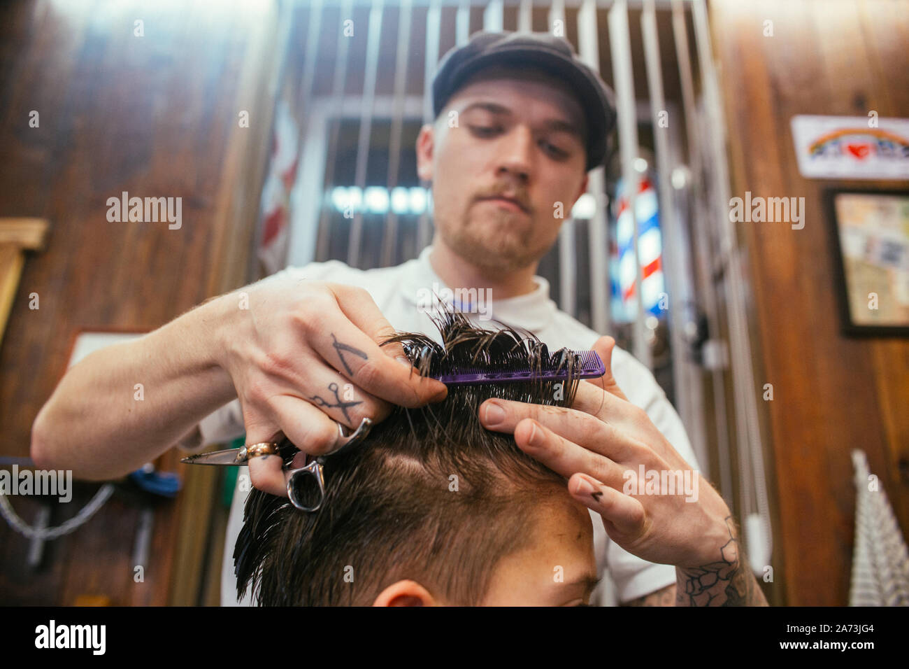 Teenage Boy Haircut Stock Photos Teenage Boy Haircut Stock