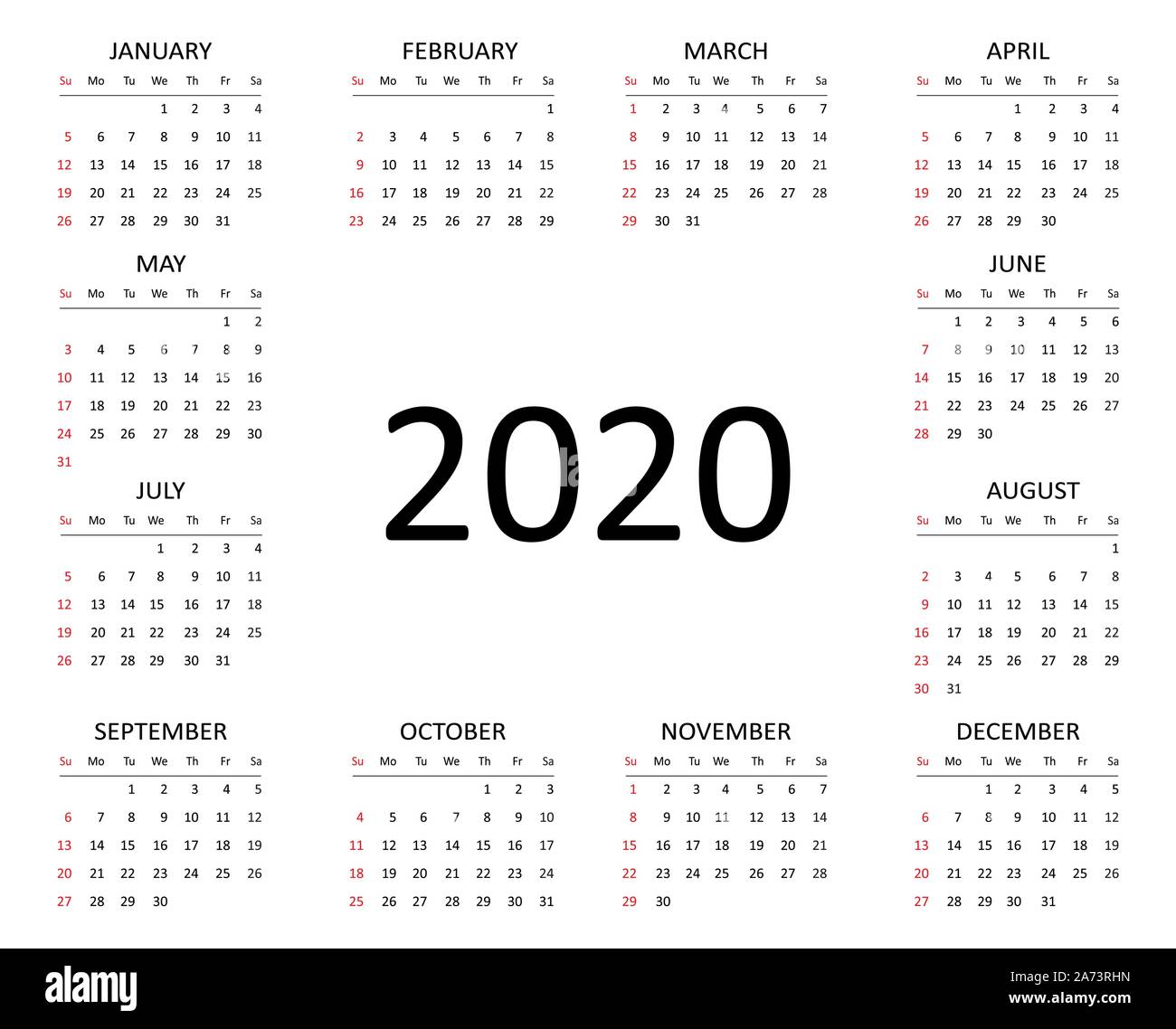 Desk Calendars Stock Vector Images Alamy