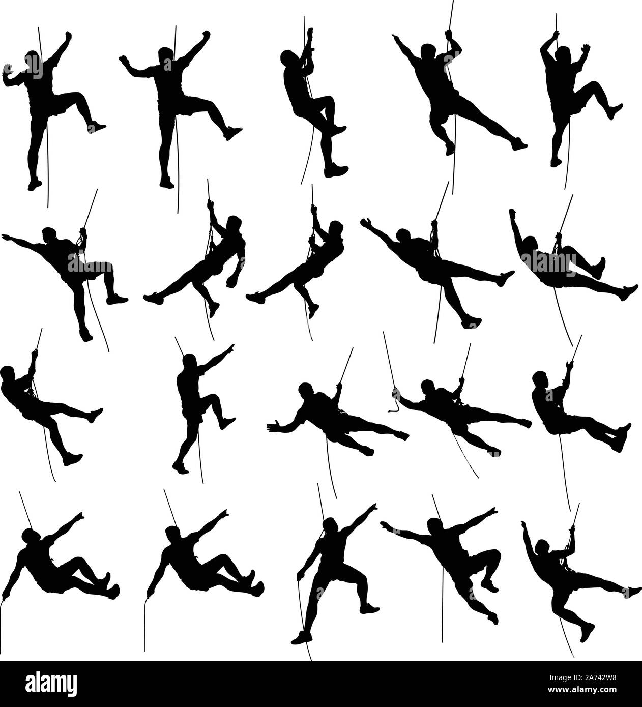 male climber set Stock Vector Image & Art Alamy