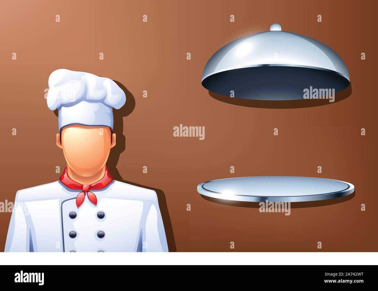 cook plate Stock Vector