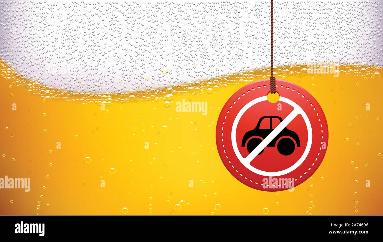 picture of dont drive Stock Vector