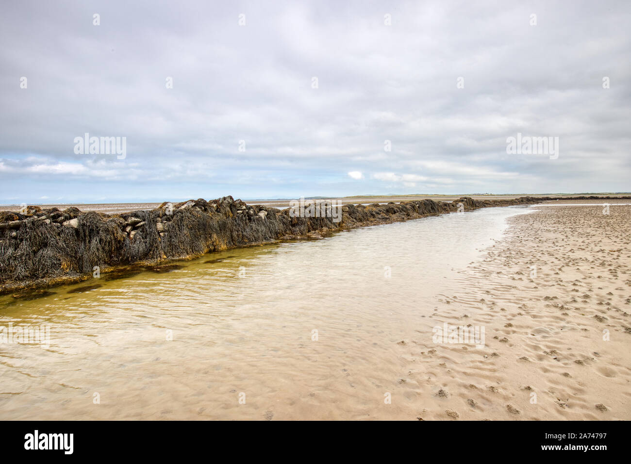 Gorad Beach, Trearddur Bay, Valley, Anglesey, North Wales Stock Photo