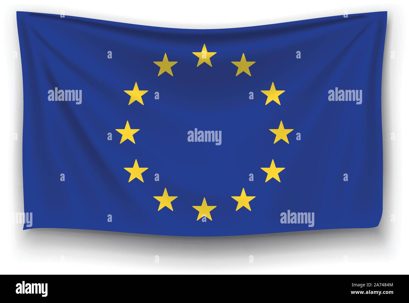 flag of euro union Stock Vector