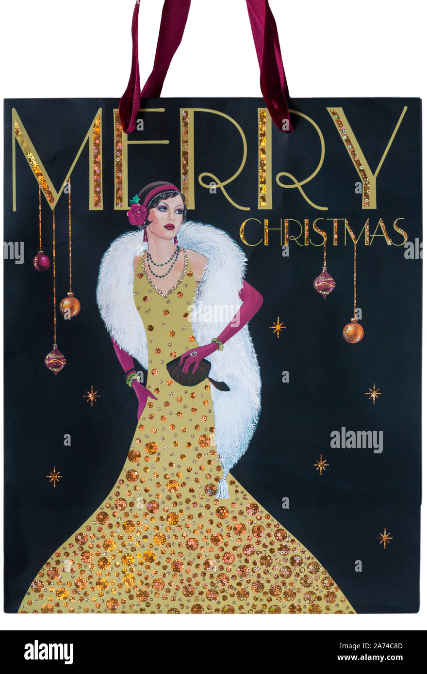 Australia Christmas Luggage Covers White - Merry Christmas