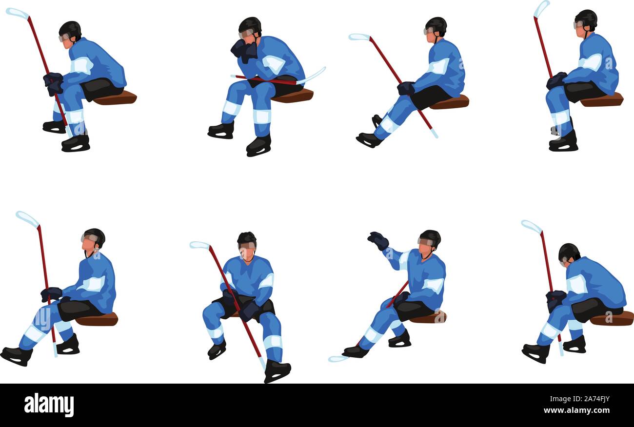 hockey sit set Stock Vector Image & Art Alamy
