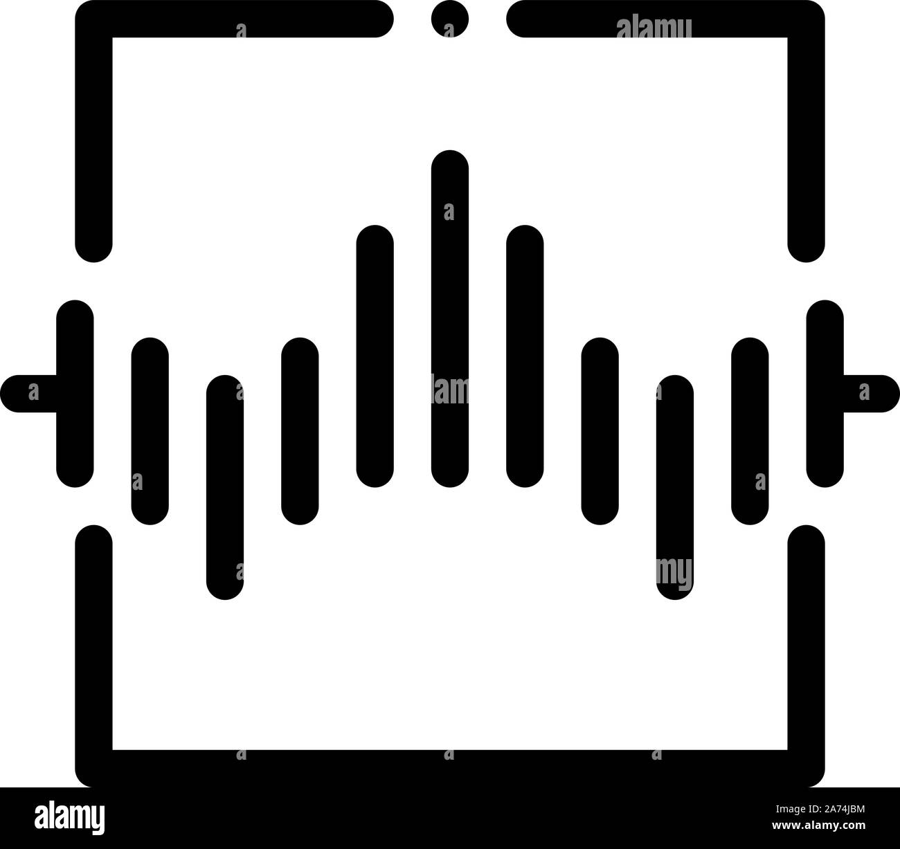 Wireless Sensor Voice Control Icon Vector Illustration Stock Vector ...