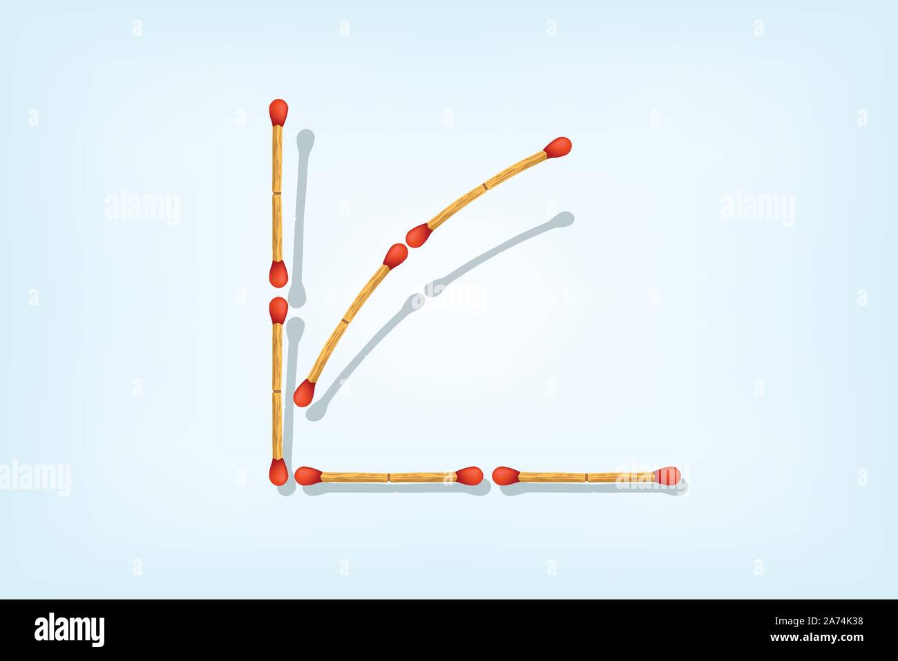 matches business settings Stock Vector