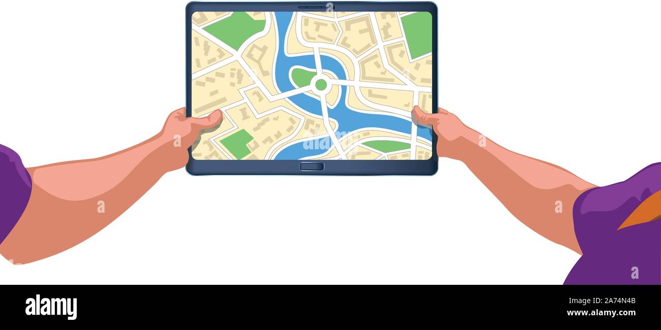 Computer mapping map hi-res stock photography and images - Alamy