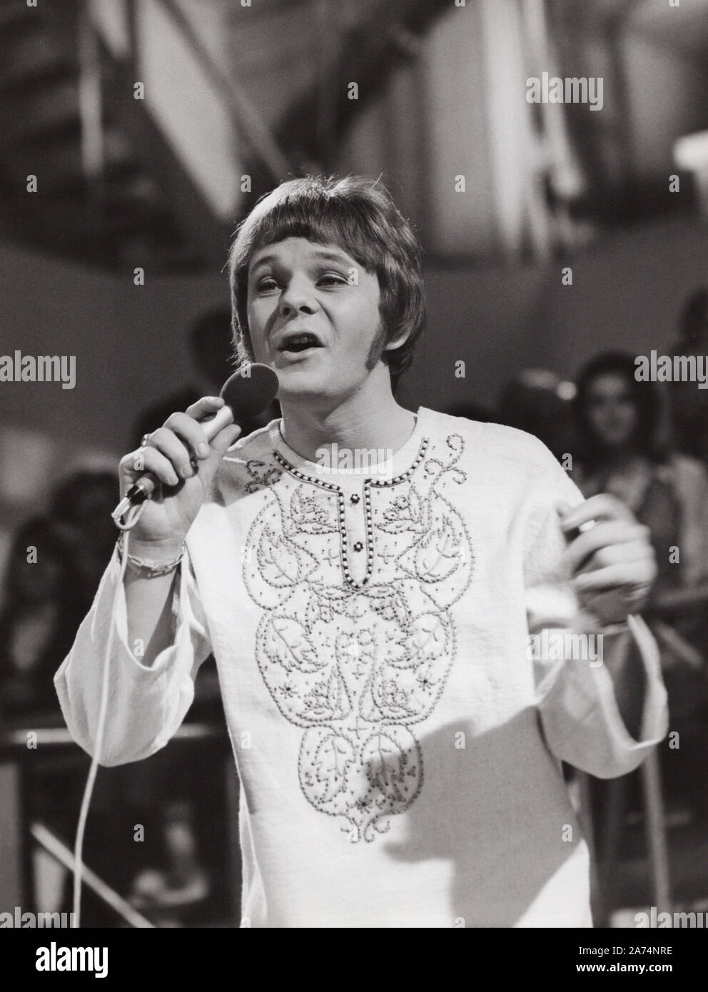 Graham Bonney, britischer Entertainer und Schlagersänger, Deutschland ca. 1973. British schlager singer and entertainer Graham Bonney, Germany ca. 1973. Stock Photo