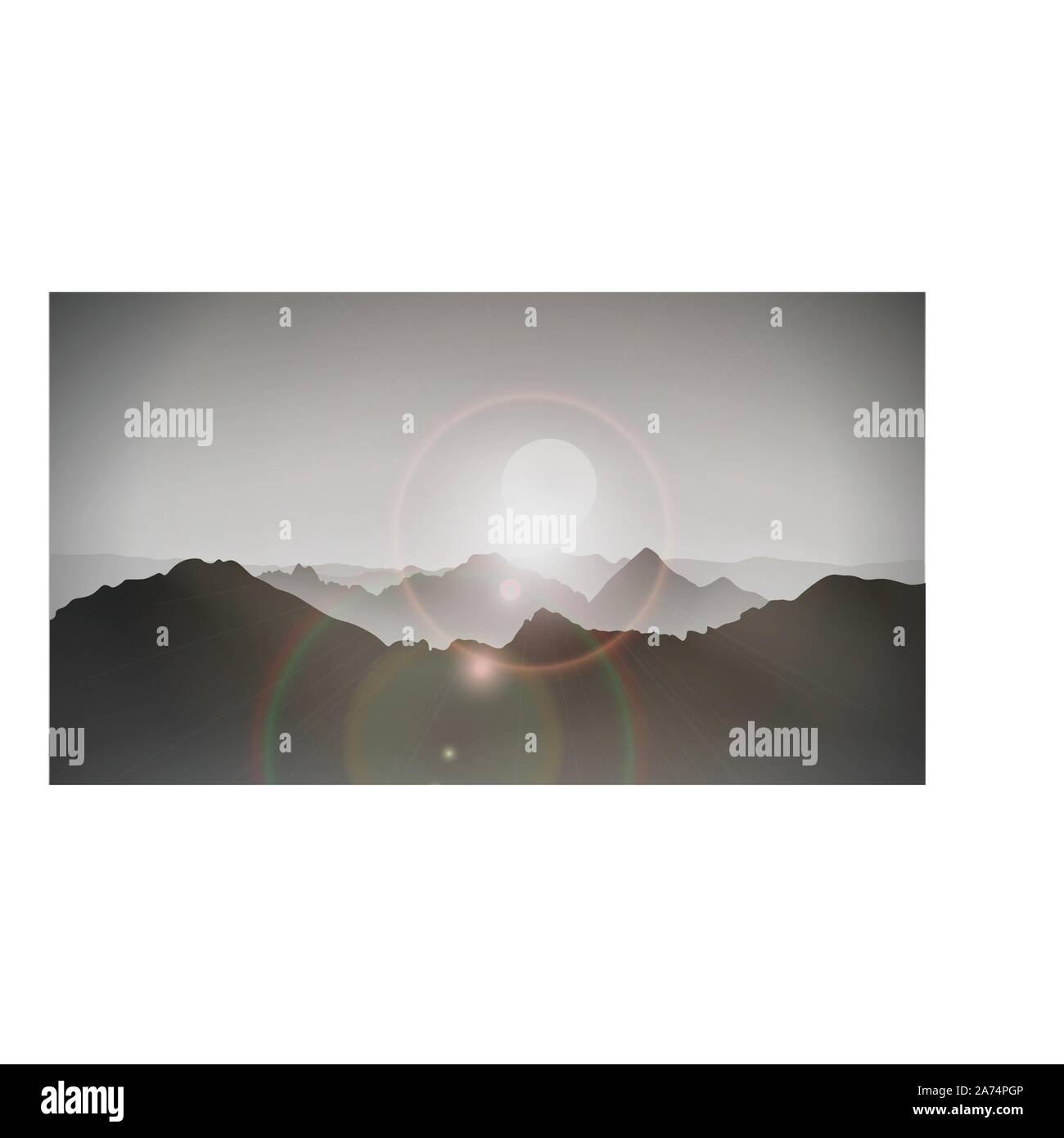 High altitude picture Stock Vector Images - Alamy