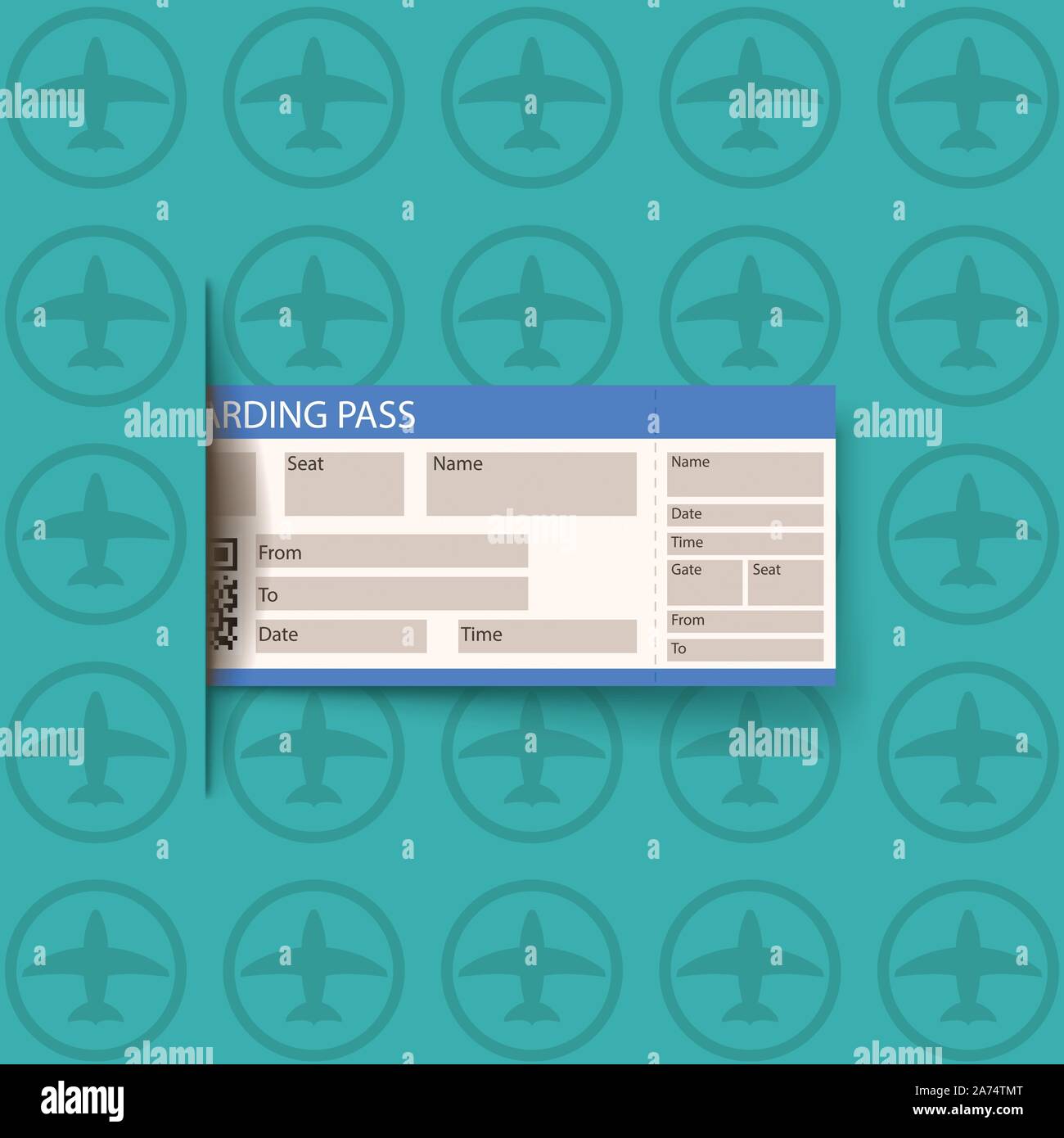 passport flag 07 Stock Vector
