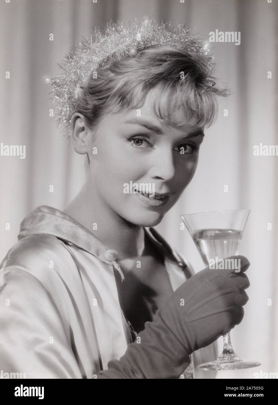 Susanne Cramer, deutsche Schauspielerin, Deutschland 1950er Jahre. German actress Susanne Cramer, Germany 1950s. Stock Photo