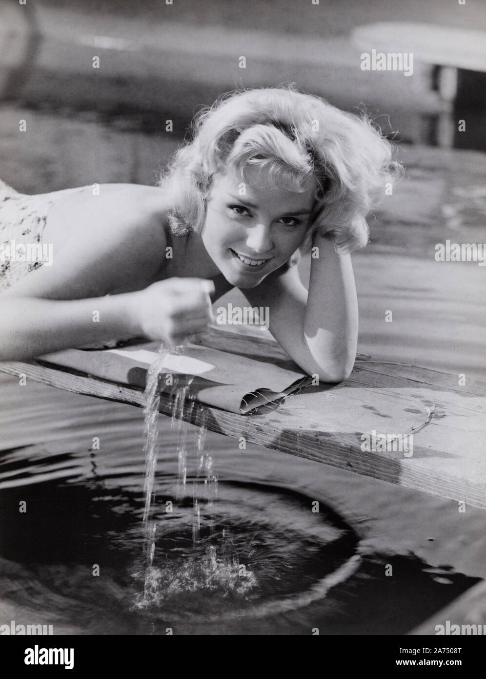 Susanne Cramer, deutsche Schauspielerin, Deutschland 1950er Jahre. German actress Susanne Cramer, Germany 1950s. Stock Photo