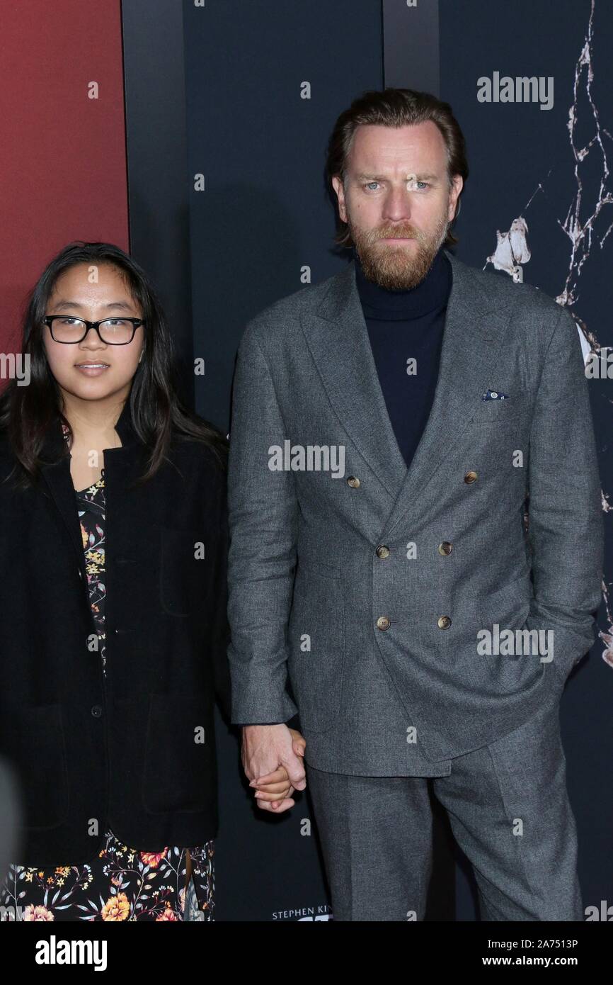 Los Angeles, CA. 29th Oct, 2019. Jamyan McGregor, Ewan McGregor at