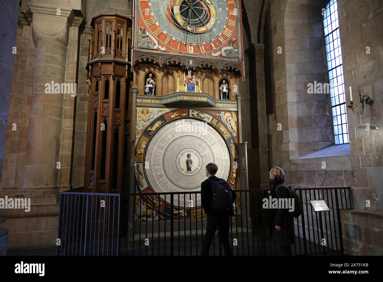 In Lund's cathedral there is an astronomical clock, Horologium Mirabile Lundense, which can be dated to dendrochronological, historical and archival dates to 1422–25, ie when Queen Filippa was the governor of Sweden, Denmark and Norway.Photo Jeppe Gustafsson Stock Photo