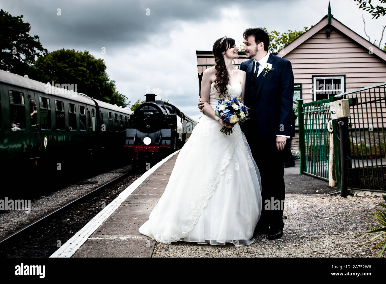 Steam train wedding cheap