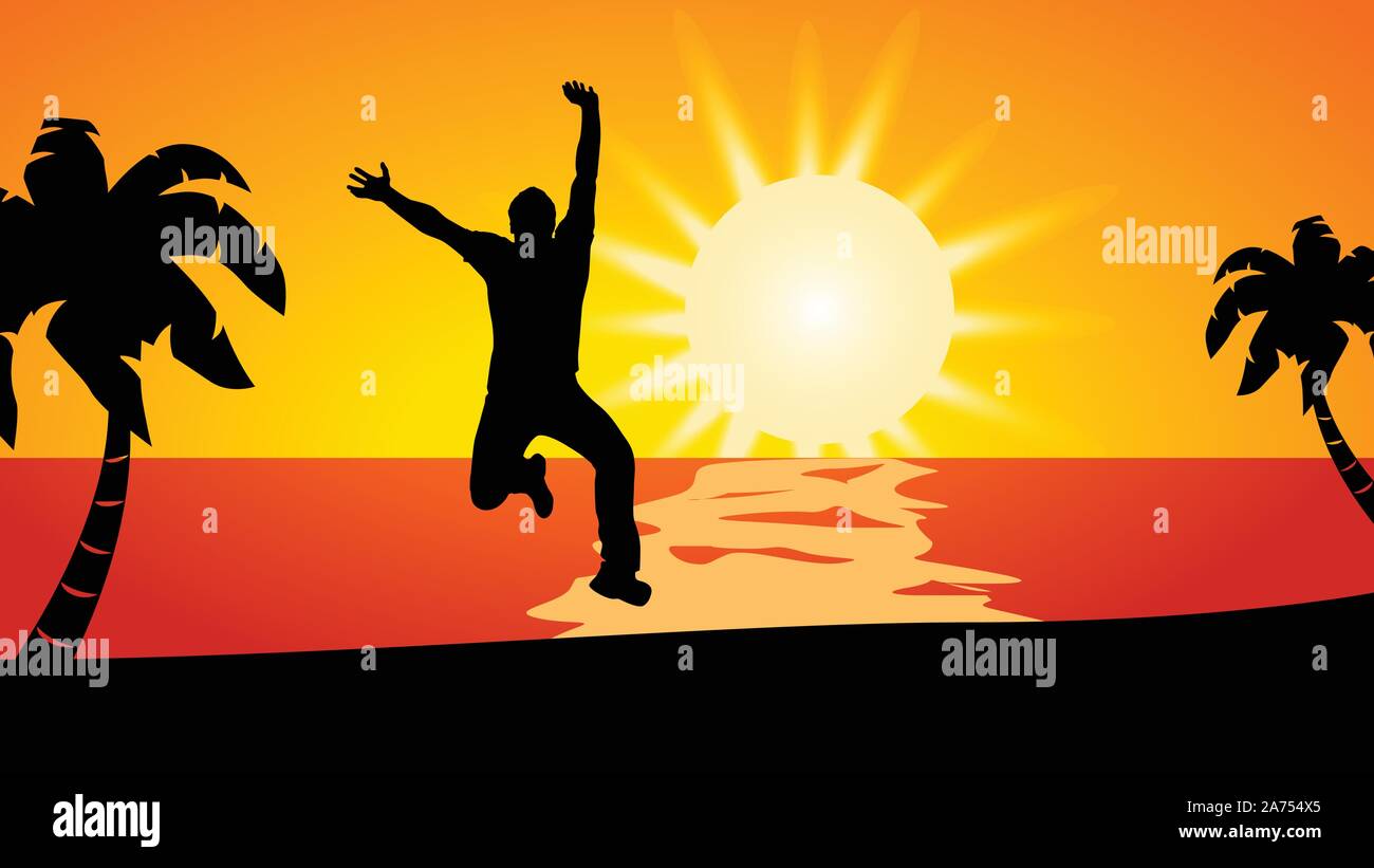 picture of sunshine Stock Vector