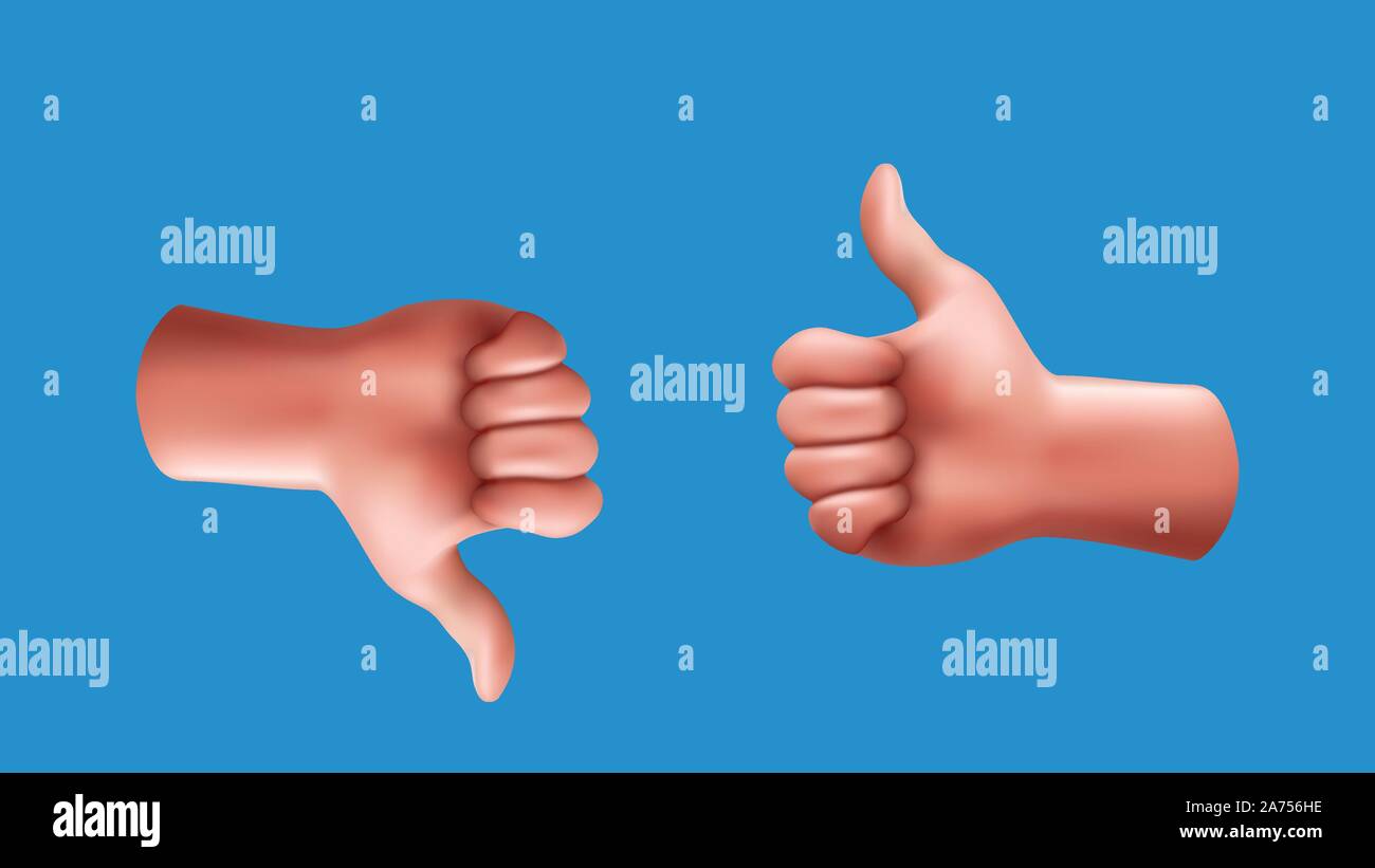 thumbs up and down Stock Vector Image Art Alamy thumbs up and down Stock Vector Image Art Alamy