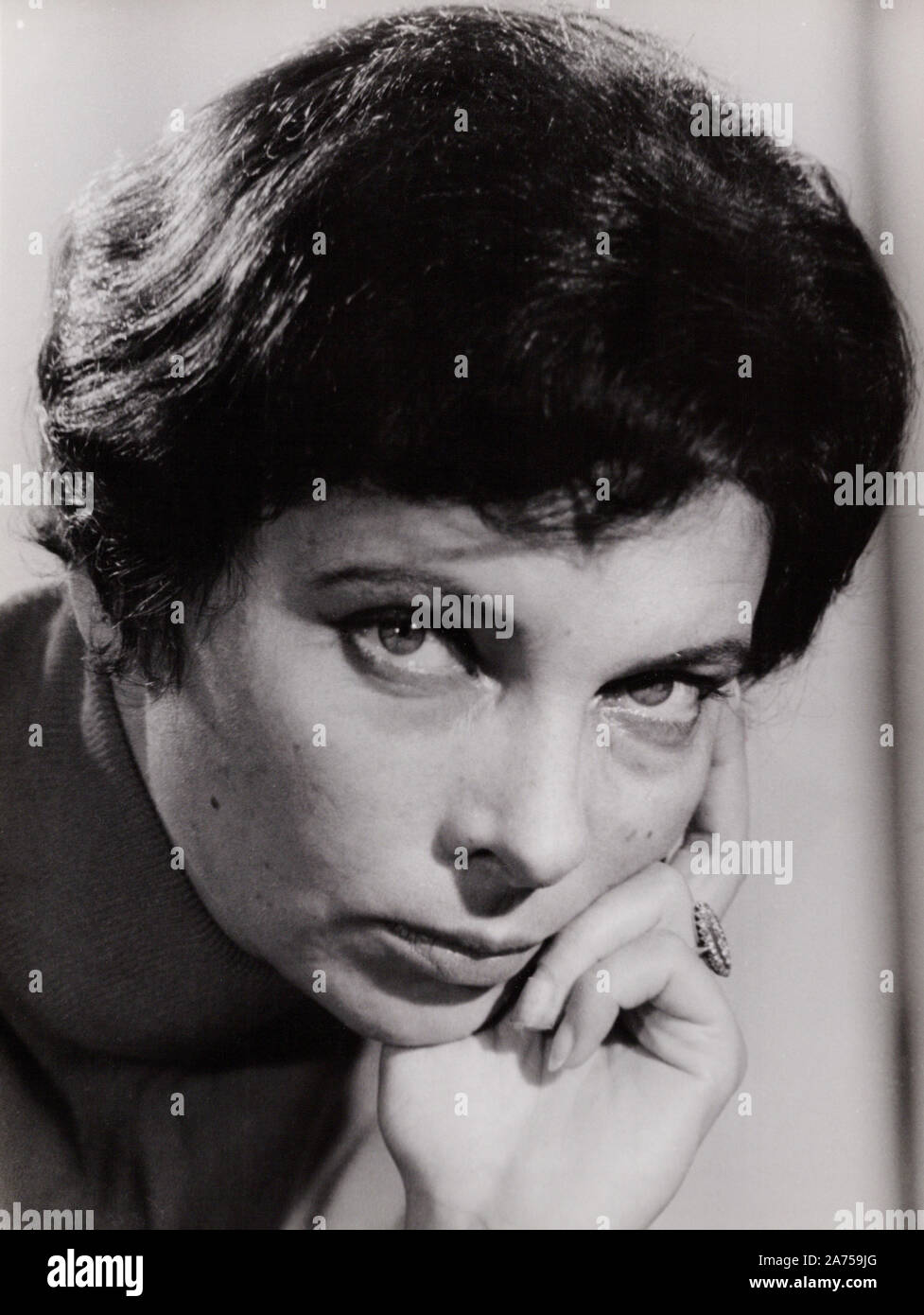 Agnes Fink, deutsch schweizerische Schauspielerin, Deutschland um 1956. German Swiss actress Agnes Fink, Germany ca. 1956. Stock Photo