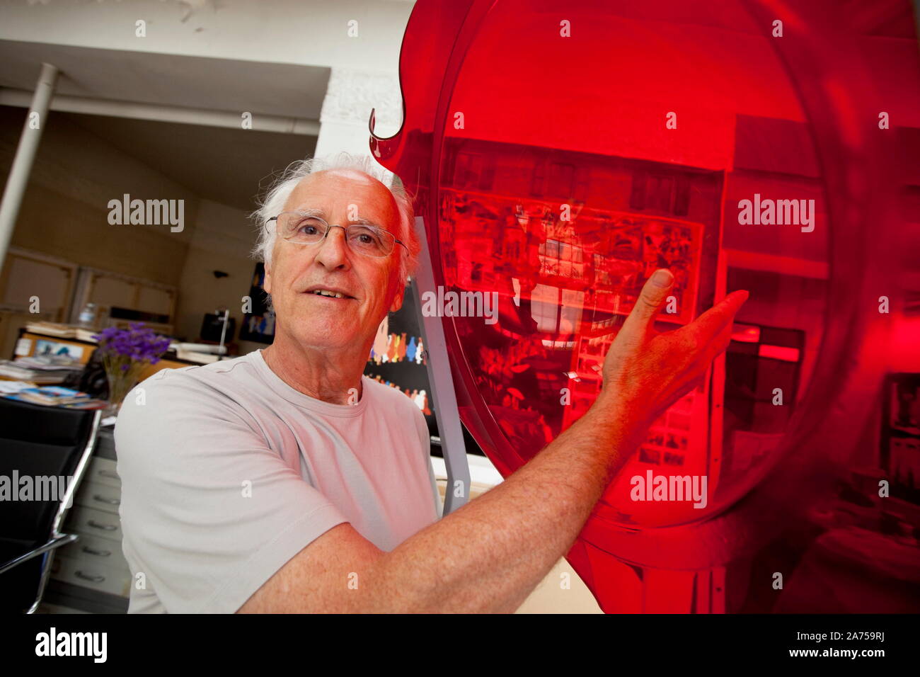 GERARD FROMANGER, FRENCH PAINTER Stock Photo Alamy