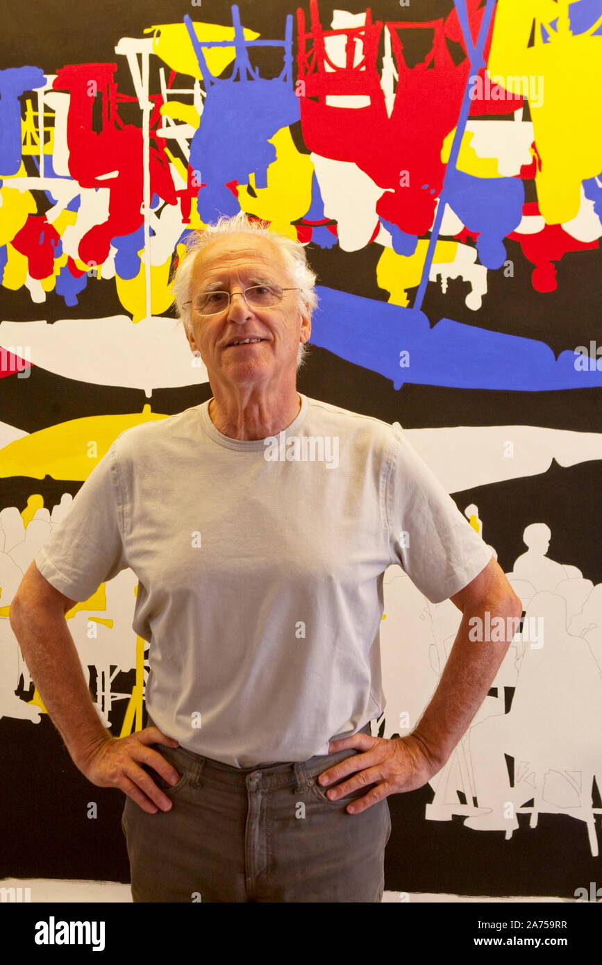 GERARD FROMANGER, FRENCH PAINTER Stock Photo Alamy