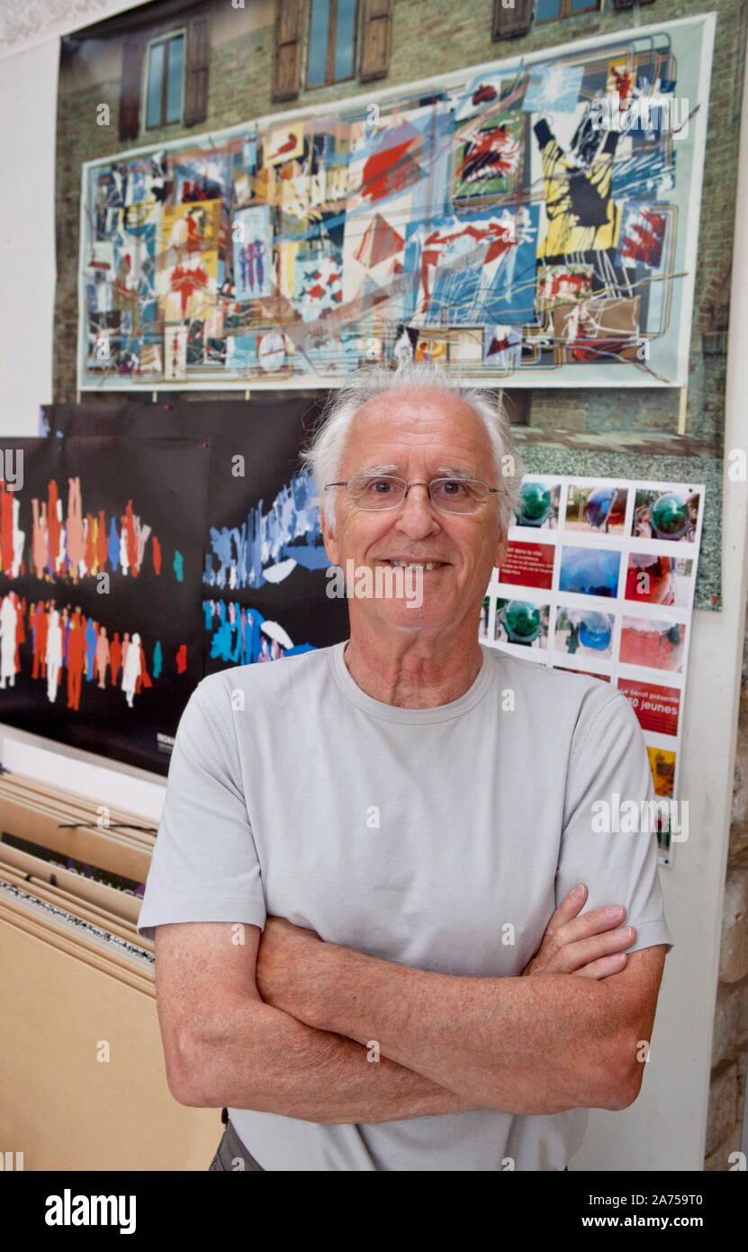 GERARD FROMANGER, FRENCH PAINTER Stock Photo Alamy