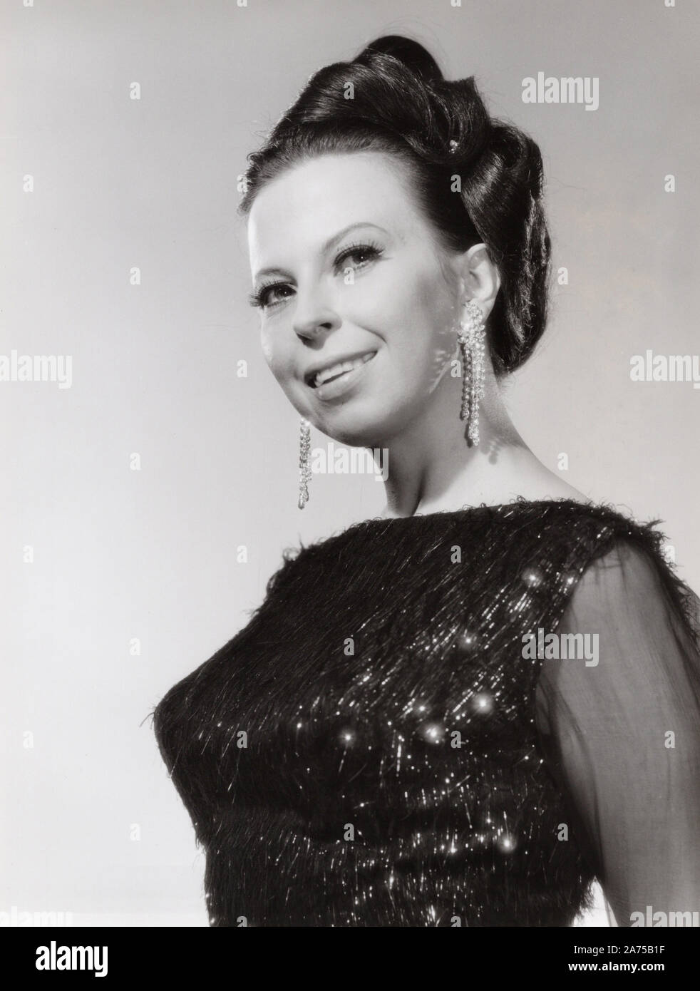 Sylvia Geszty, unagrisch deutsche Opernsängerin, Deutschland ca. 1977. Hungarian German opera singer Sylvia Geszty, Germany ca. 1977. Stock Photo