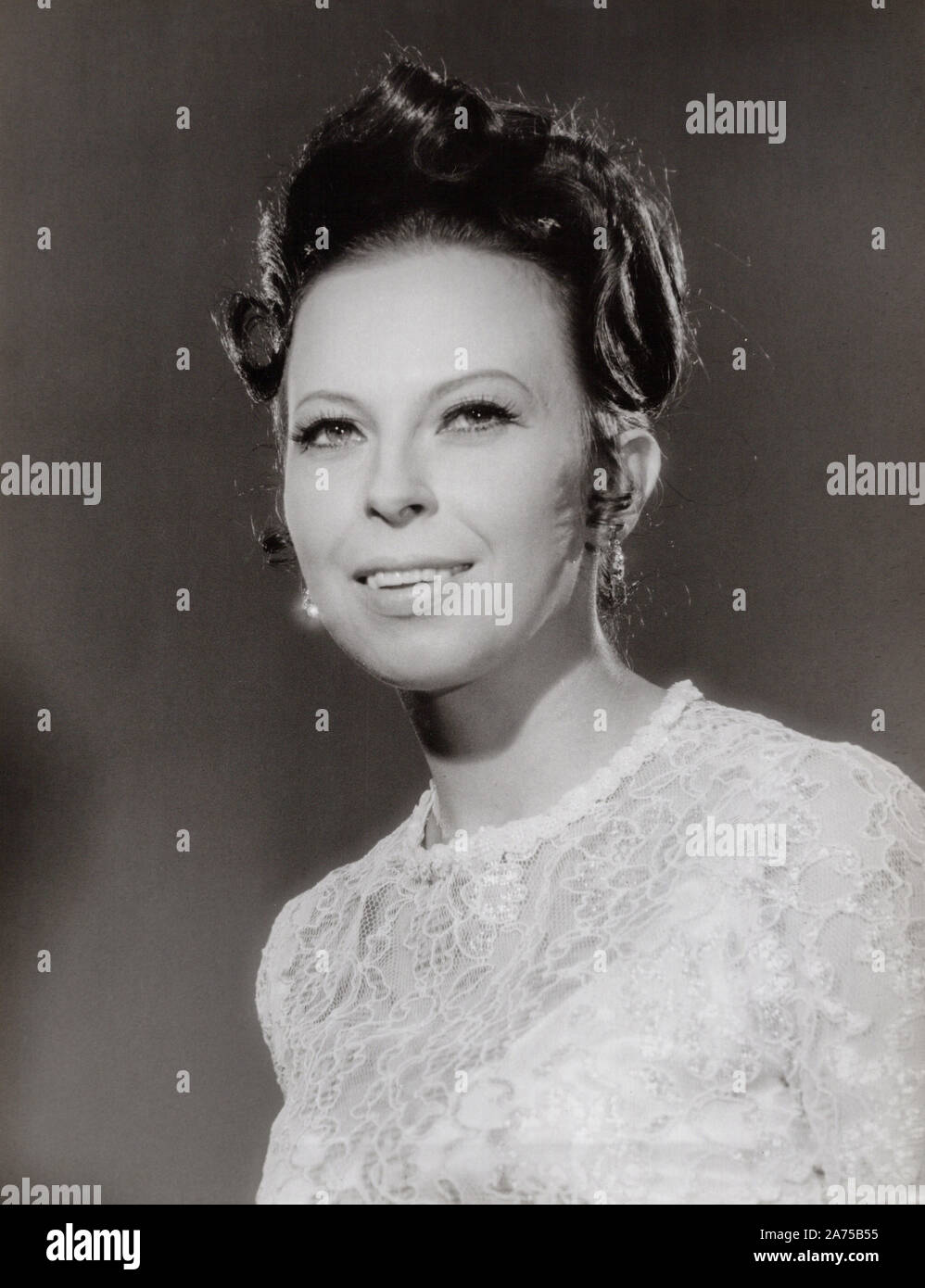 Sylvia Geszty, unagrisch deutsche Opernsängerin, Deutschland ca. 1977. Hungarian German opera singer Sylvia Geszty, Germany ca. 1977. Stock Photo