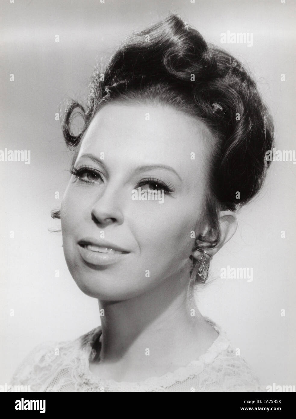 Sylvia Geszty, unagrisch deutsche Opernsängerin, Deutschland ca. 1977. Hungarian German opera singer Sylvia Geszty, Germany ca. 1977. Stock Photo