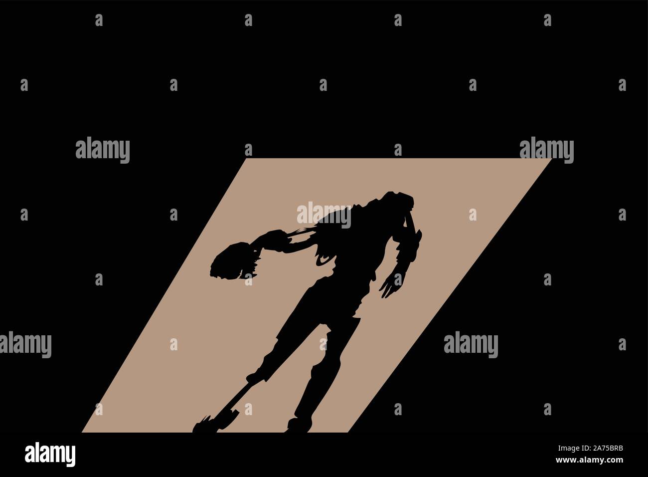 picture of zombie Stock Vector