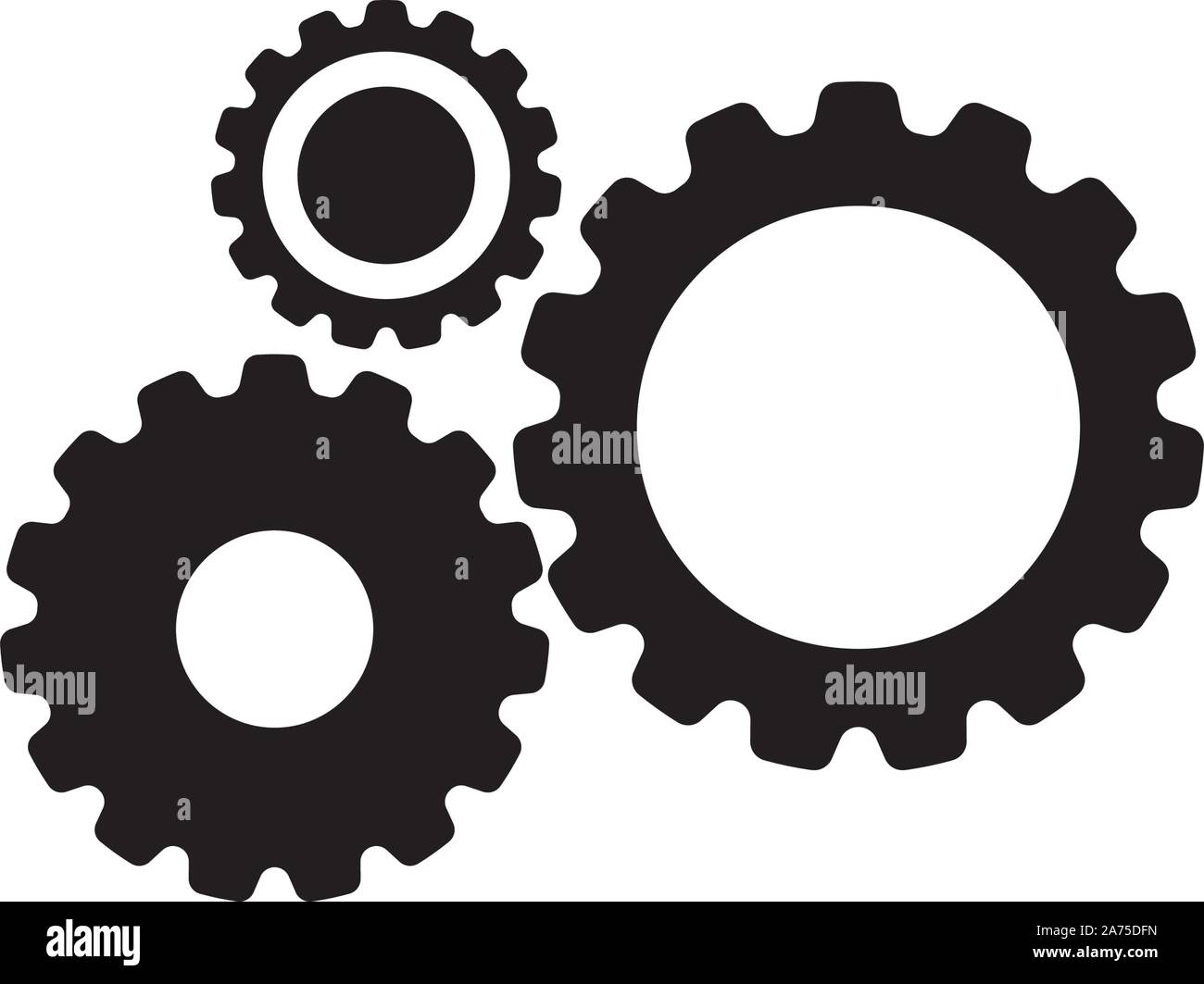 Gear Logo Template vector icon illustration design Stock Vector Image ...