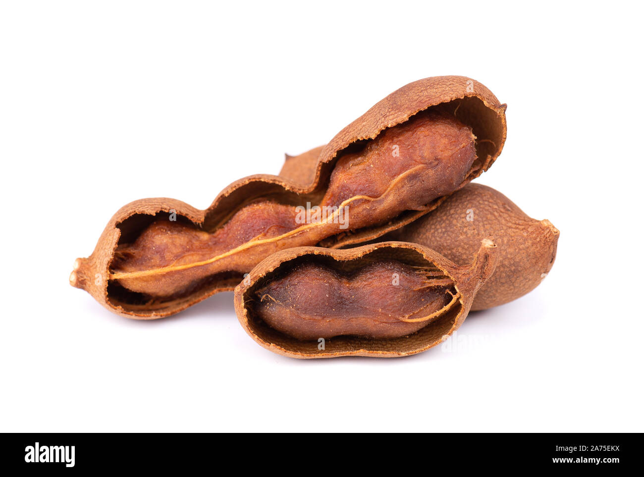 Sweet Tamarind Isolated On White Background Fresh Tamarind Fruit Stock Photo Alamy