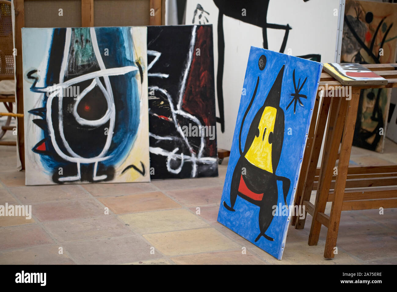 Joan Miró artwork  Mallorca Spain Stock Photo