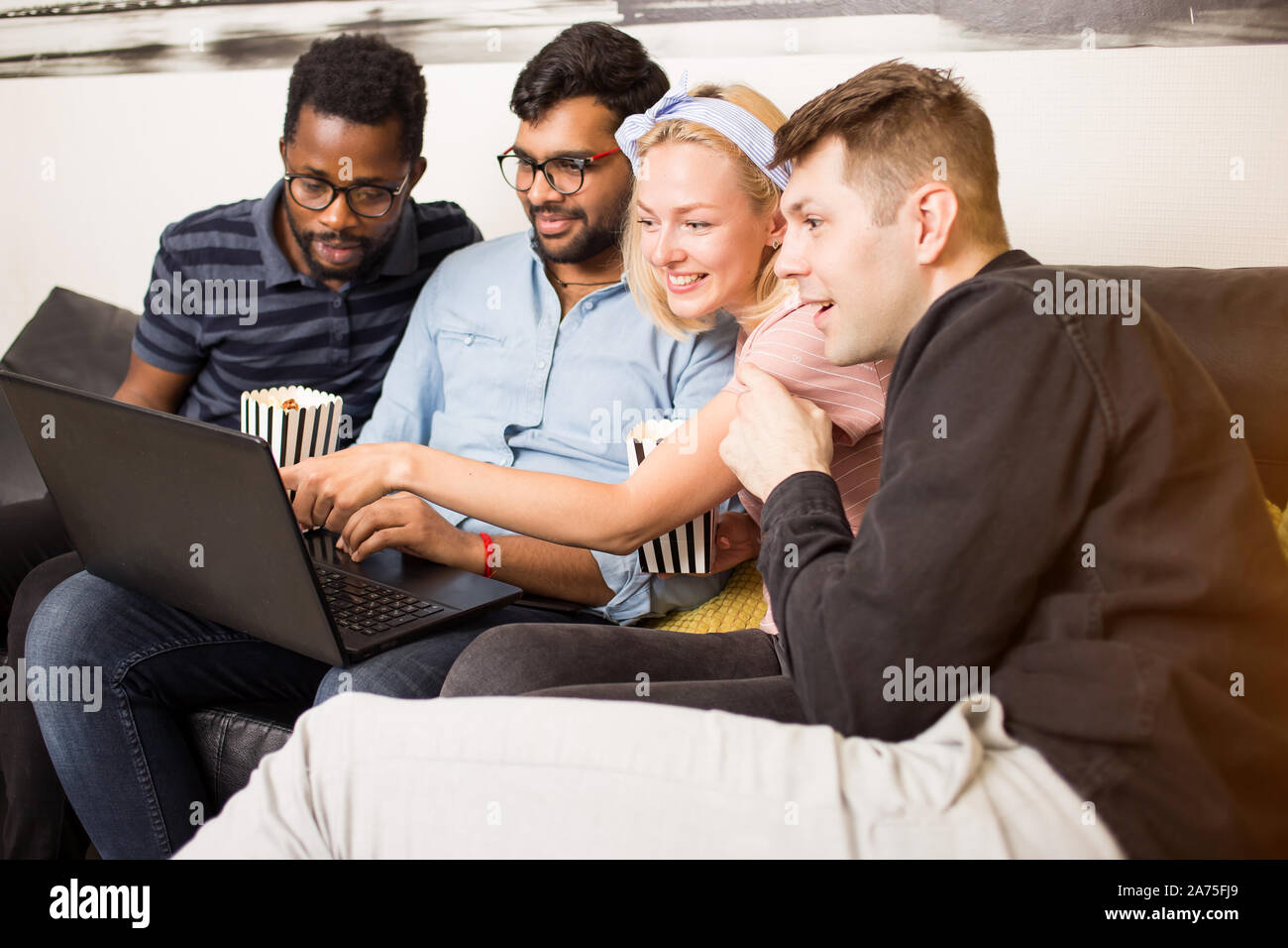 Positive Rested Students Positive students having fun hi-res stock photography and images - Alamy