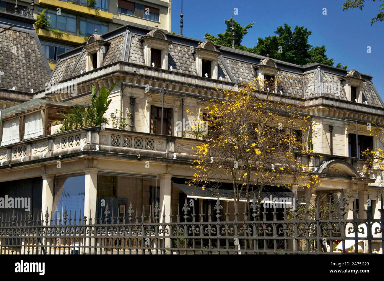 Casa das Rosas, Avenue Paulista, São Paulo, Brazil Stock Photo