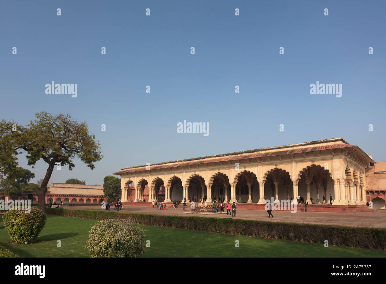 India, Uttar Pradesh, Agra, Agra Fort Stock Photo