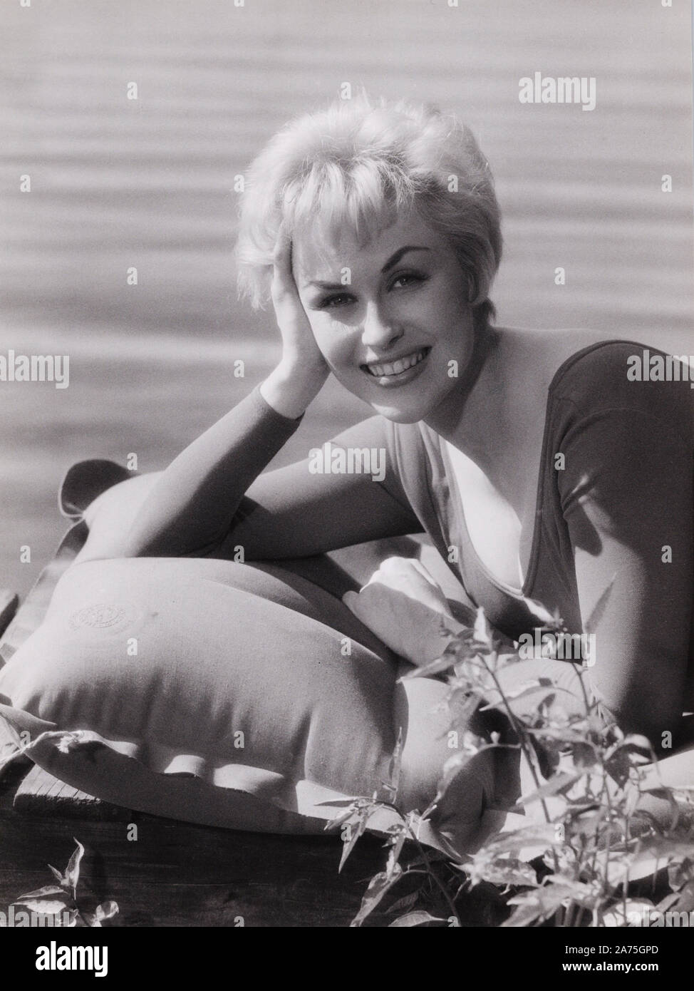 Bibi Johns, schwedische Schauspielerin und Sängerin, Deutschland 1959. Swedish actress and singer Bibi Johns, Germany 1959. Stock Photo