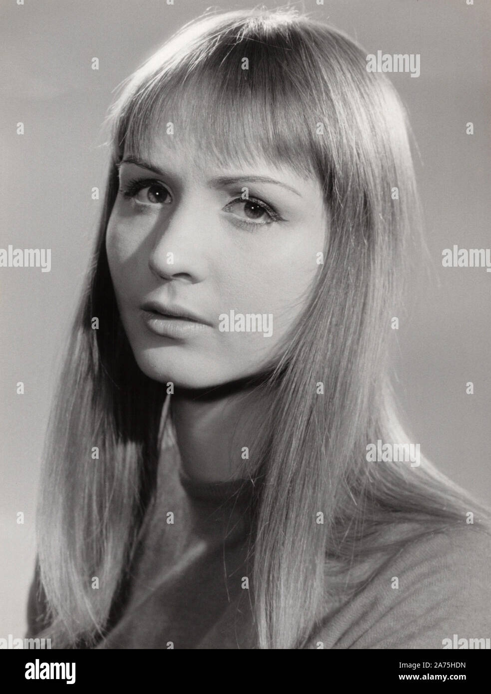 Diana Körner, deutsche Schauspielerin, Deutschland um 1967. German actress Diana Koerner, Germany ca. 1967. Stock Photo