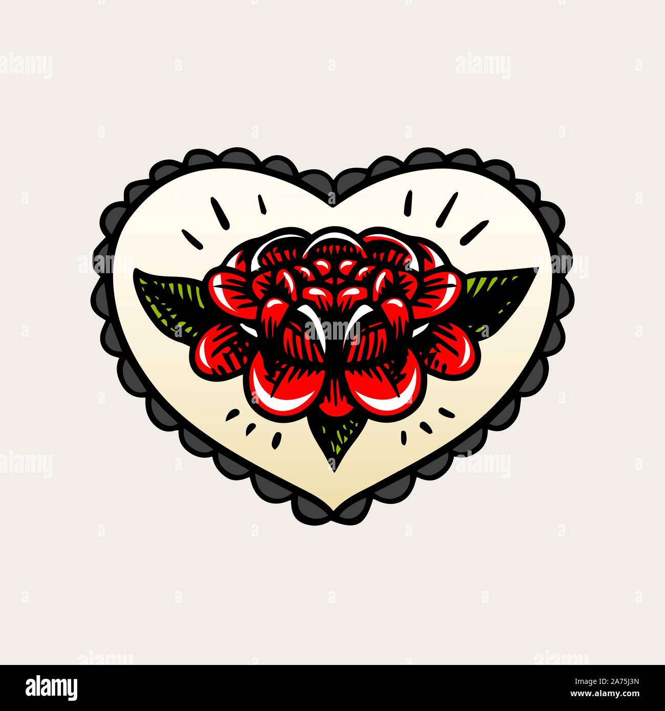 Heart Shaped Flowers Tattoo - TattManiaTattMania | Shape tattoo, Heart  tattoos meaning, Butterfly with flowers tattoo