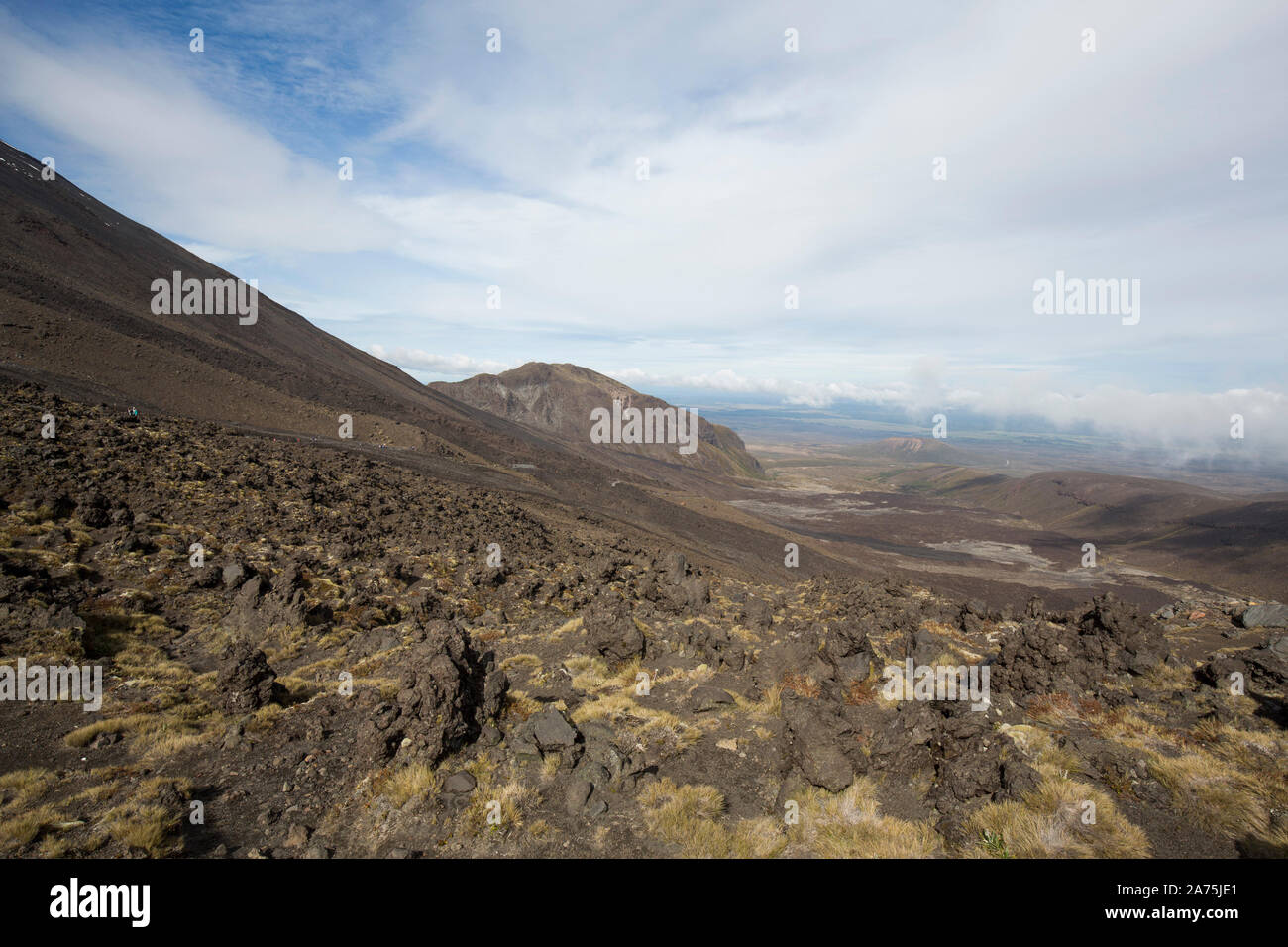 TONGARINO ALPINE CROSSING,NEW ZEALAND Stock Photo
