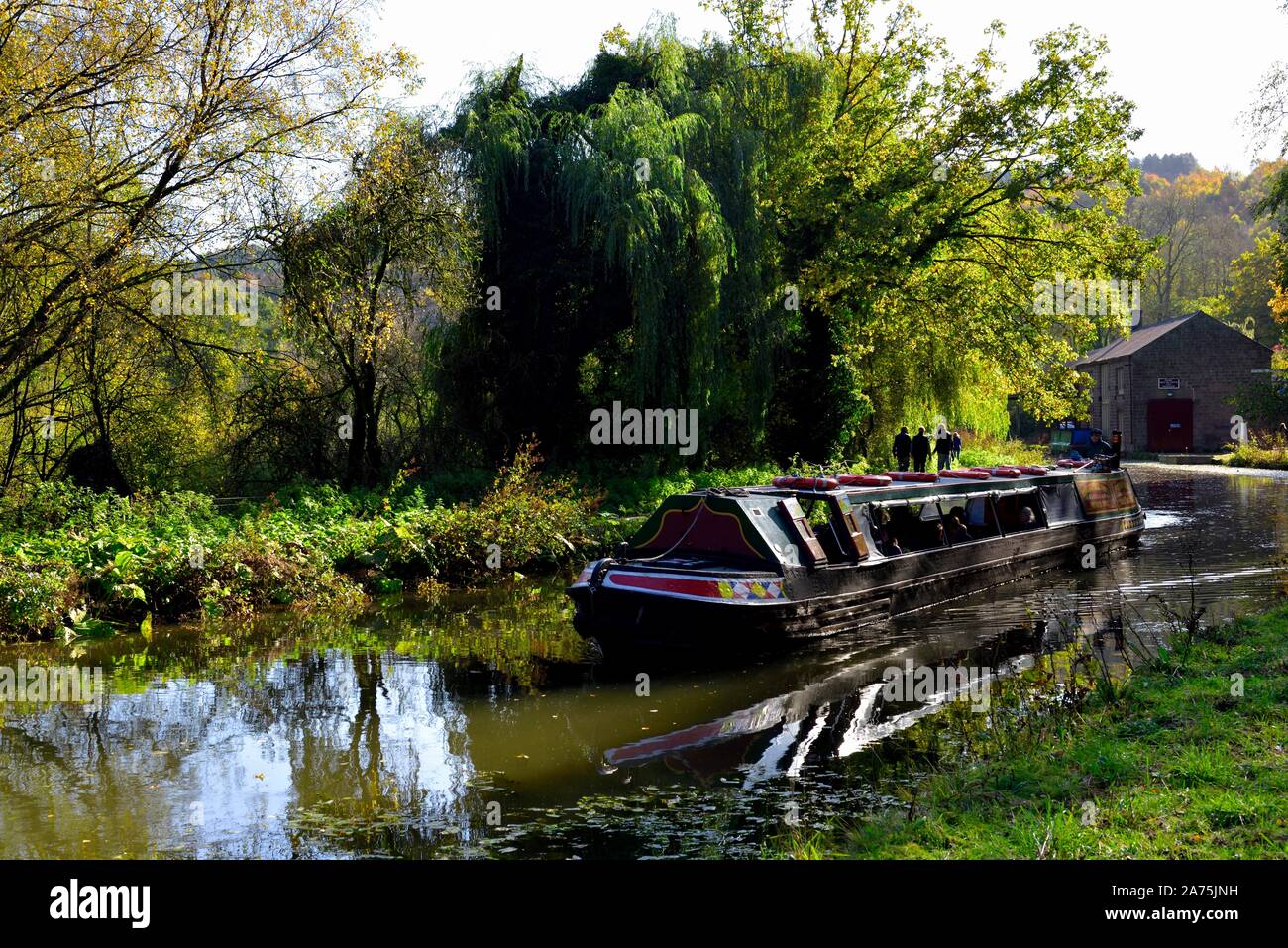 Cromford Canal,Derbyshire,England,UK Stock Photo
