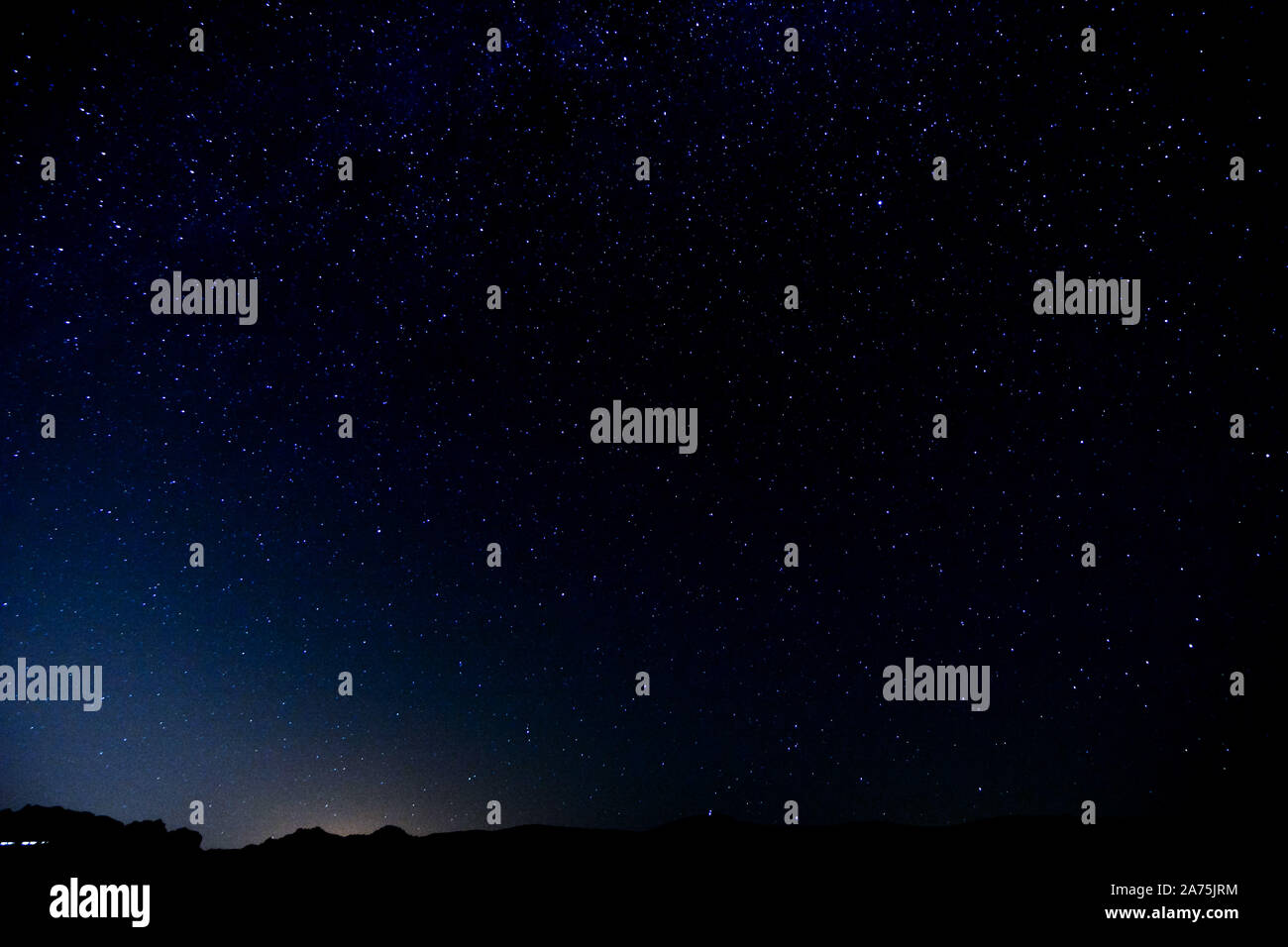 Starry Night Sky with a lot of Stars Background Stock Photo - Alamy