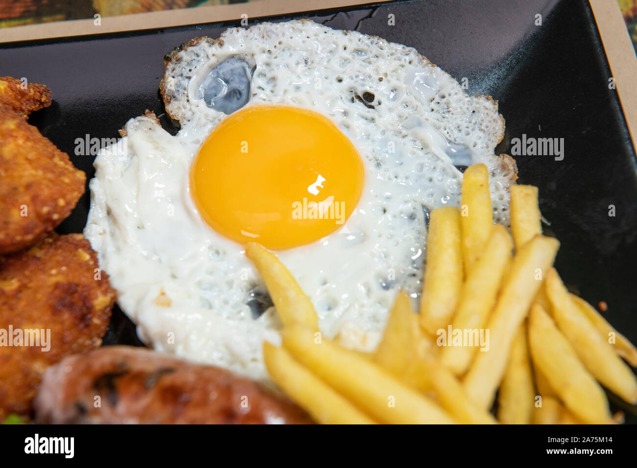 Mixed dish in a resturant Stock Photo