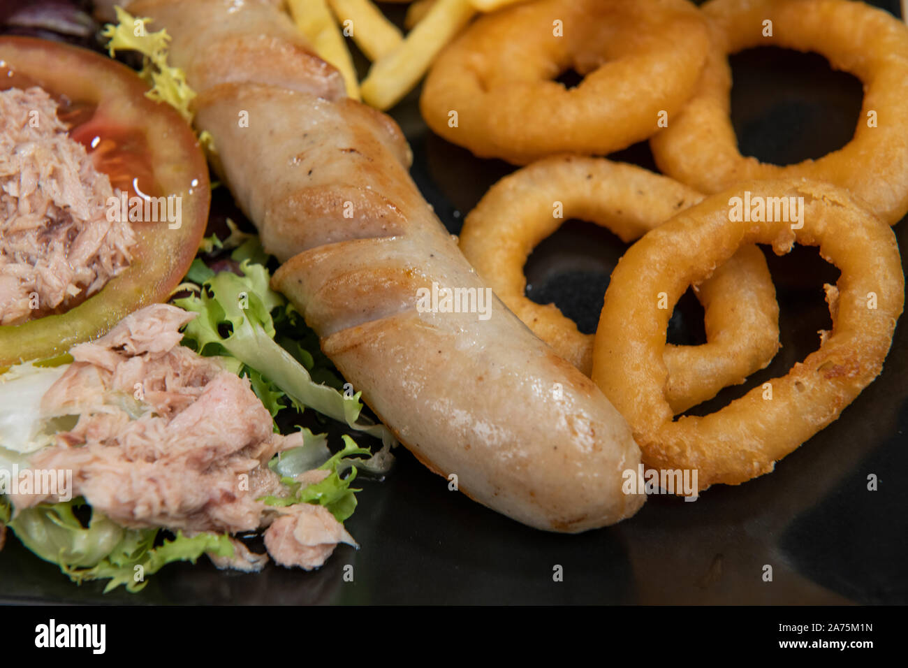 Mixed dish in a resturant Stock Photo Alamy