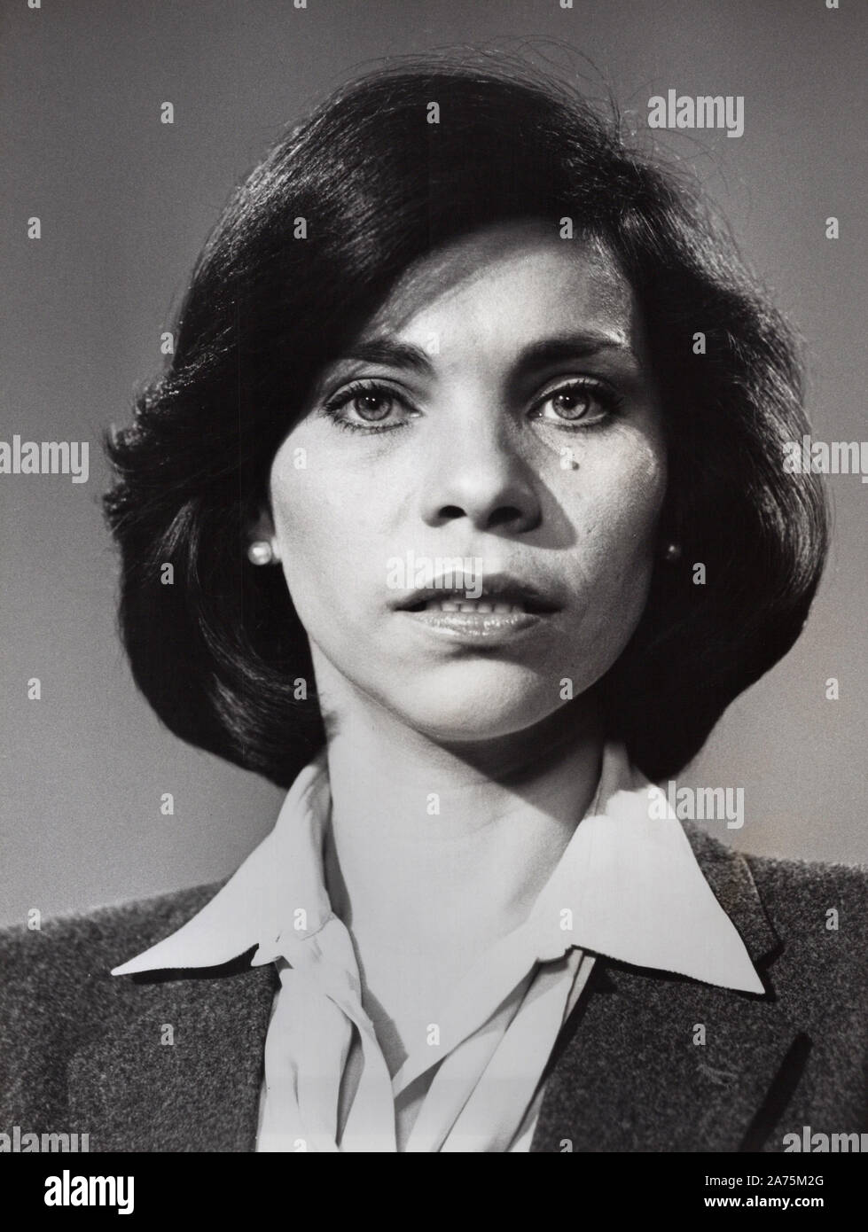 Olivia Molina, deutsch mexikanische Sängerin, Deutschland 1970er Jahre. German Mexican singer Olivia Molina, Germany 1970s. Stock Photo