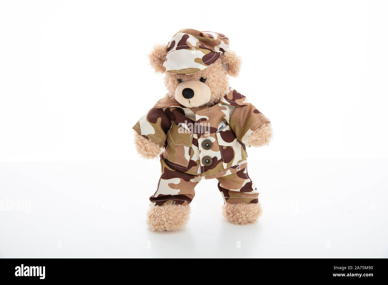 Military best sale teddy bear